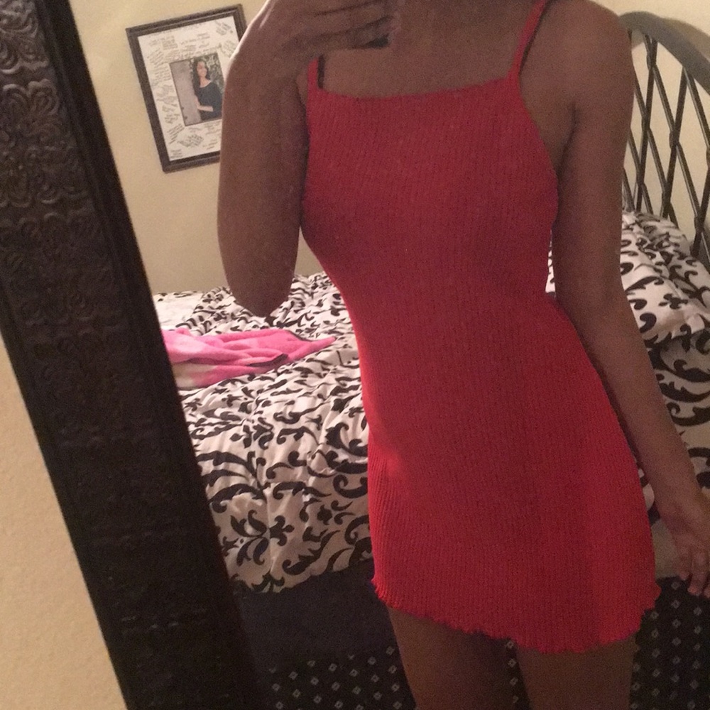 Simple red dress - forever 21
